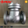 alta qualidade POV Shanghai flange tipo ductile iron check valve swing